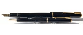 PA3616 Parker Duofold Junior Fountain Pen And No. 3 Pencil Set, boxed (Soft Fine).