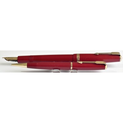 PA3653 Parker Duofold Maxima Fountain Pen and Pencil Set, boxed (Soft Medium)