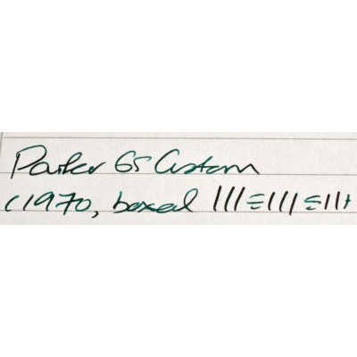 PA3661 Parker 65 Custom, boxed.  (Fine)