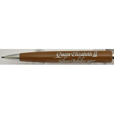 PM072 Papermate Queen Elizabeth II Silver Jubilee Pencil, boxed.