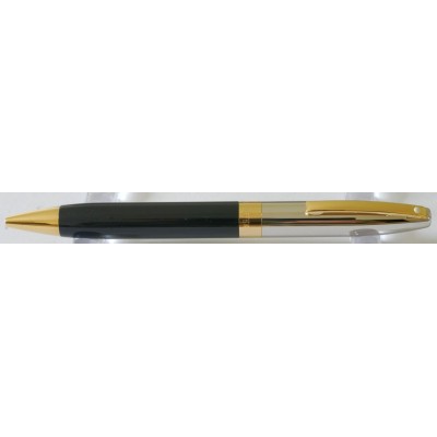 SH1714 Sheaffer Legacy Heritage 9030-2 Ballpoint, Black Lacquer, Palladium Cap with Gold Trim, boxed