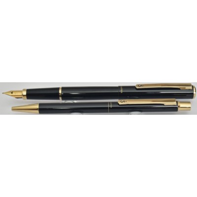 SH1834 Sheaffer Sentinel Fountain Pen and Ballpoint Set, boxed.  (Medium)