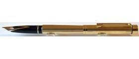 SH1879 Targa by Sheaffer No. 1005 Fluted Gold Plate  (Medium)