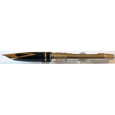 SH1879 Targa by Sheaffer No. 1005 Fluted Gold Plate  (Medium)