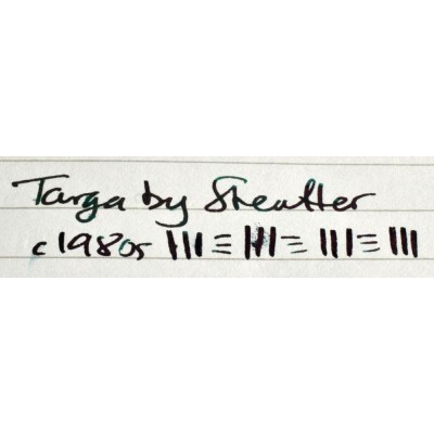 SH1880 Targa by Sheaffer No. 1007 Geometric. (Soft Medium)