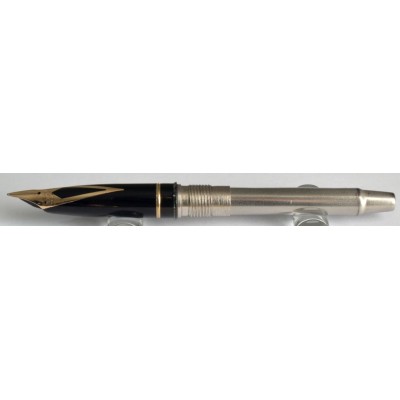 SH1893 Targa by Sheaffer No. 1005 Fluted Gold Plate, boxed  (Semi-Flexible Medium-Broad)