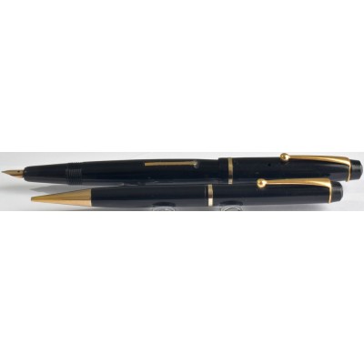 WY097 Wyvern Perfect Pen No. 60 Fountain Pen and Pencil Set, boxed. (Soft Fine)